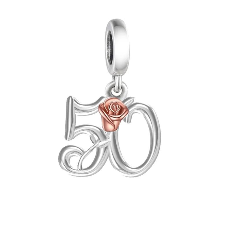 50th Celebration Dangle Charm