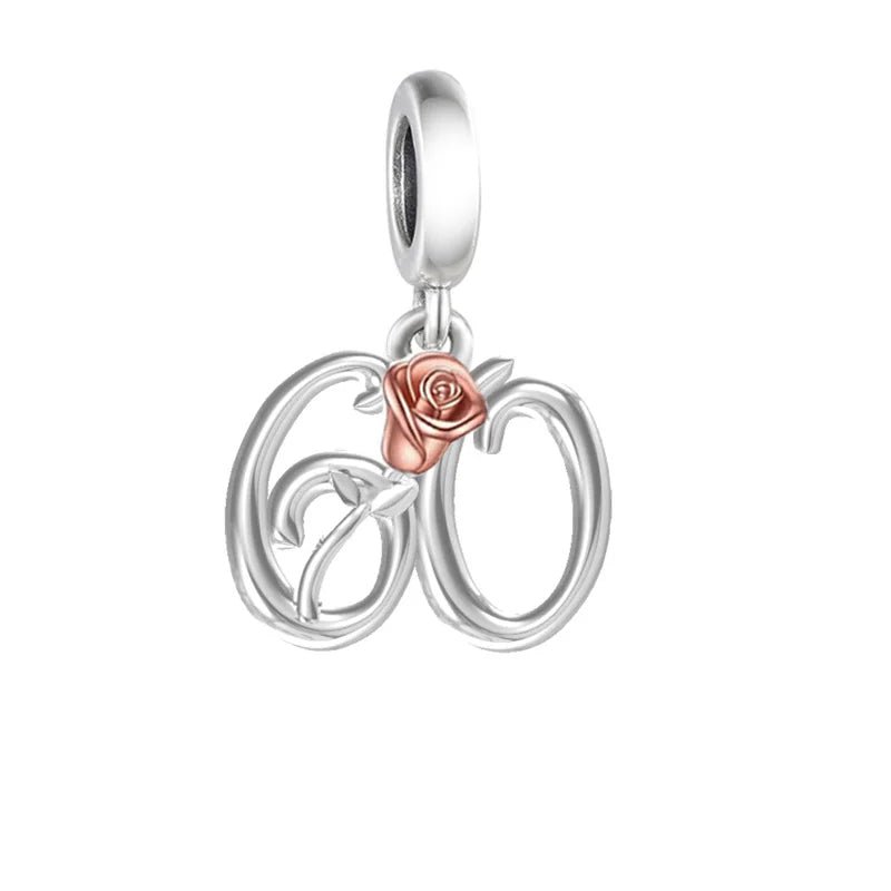 60th Celebration Dangle Charm