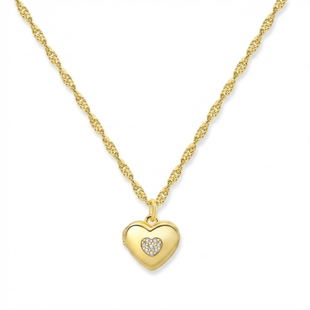 Béra&co. Interlocking Heart Necklace