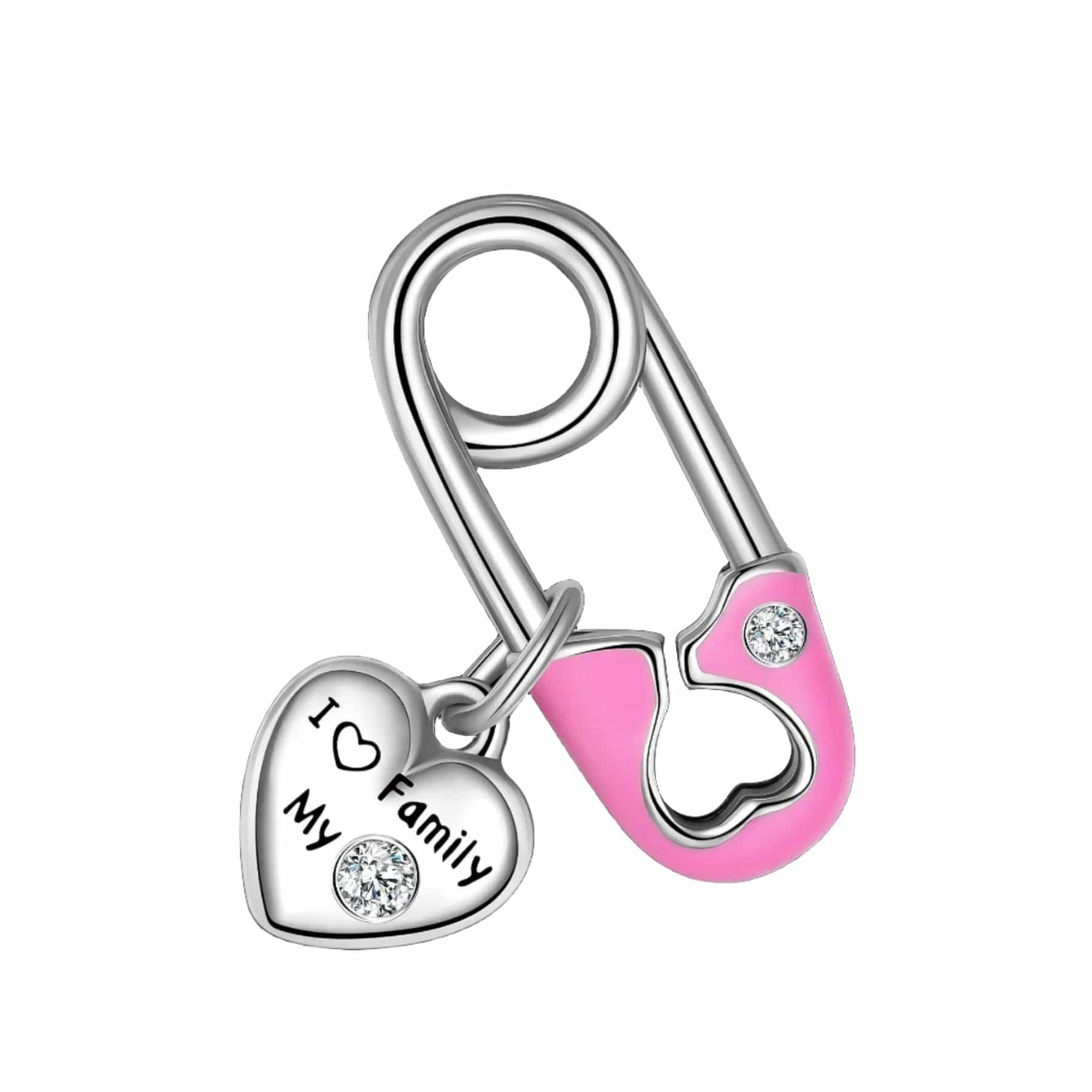 Family Love Double Dangle Charm
