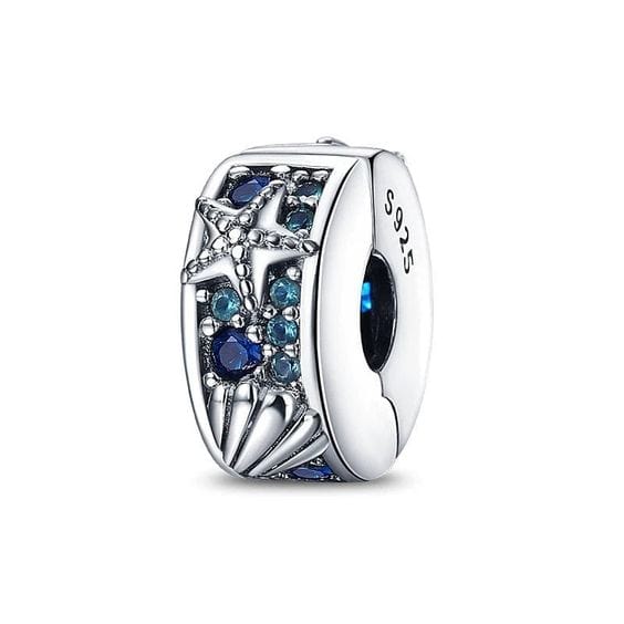 Tropical Starfish & Shell Clip Charm