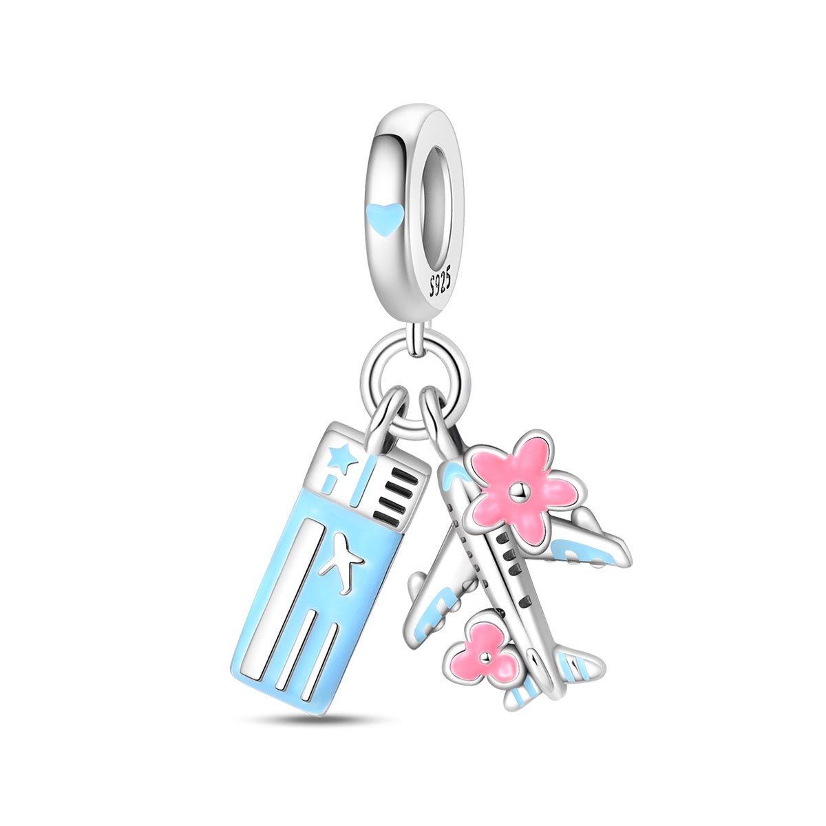 Paris Travel Charm Duo