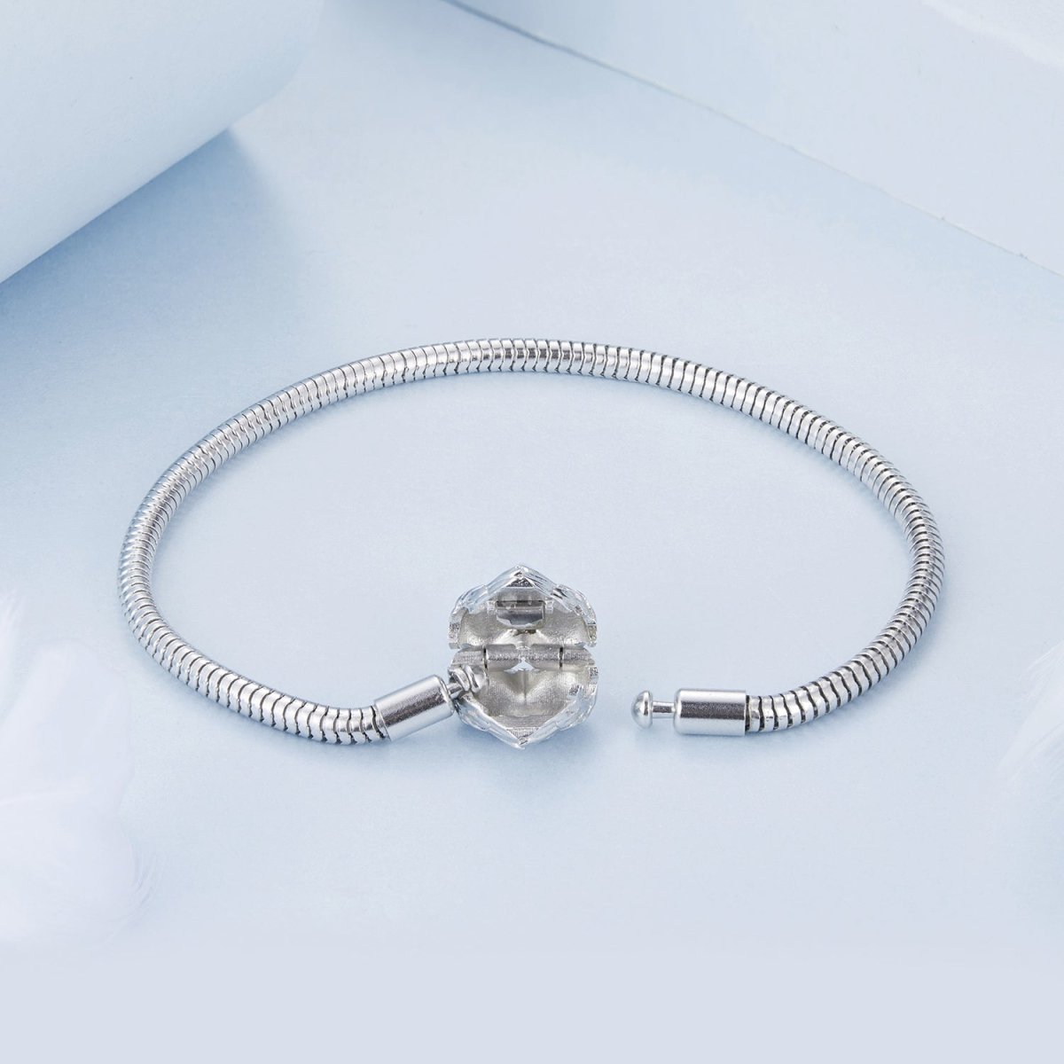 Angel Wings Heart Charm Bracelet