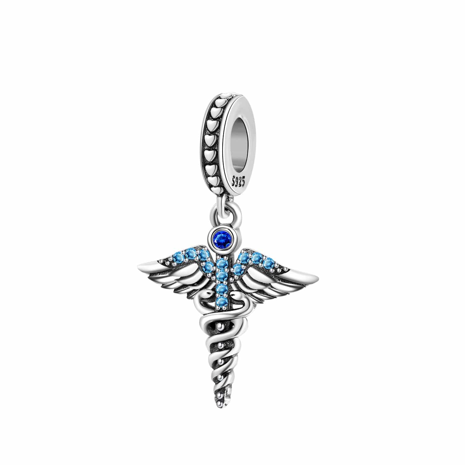 Angel Wings of Healing Dangle Charm