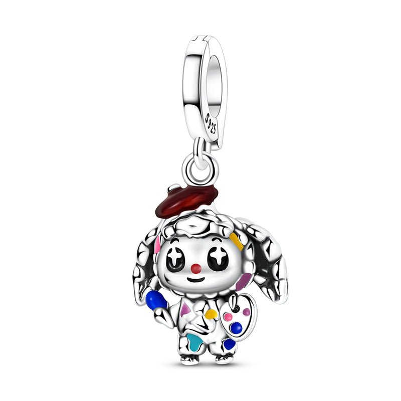 Artist Costume Girl Dangle Charm