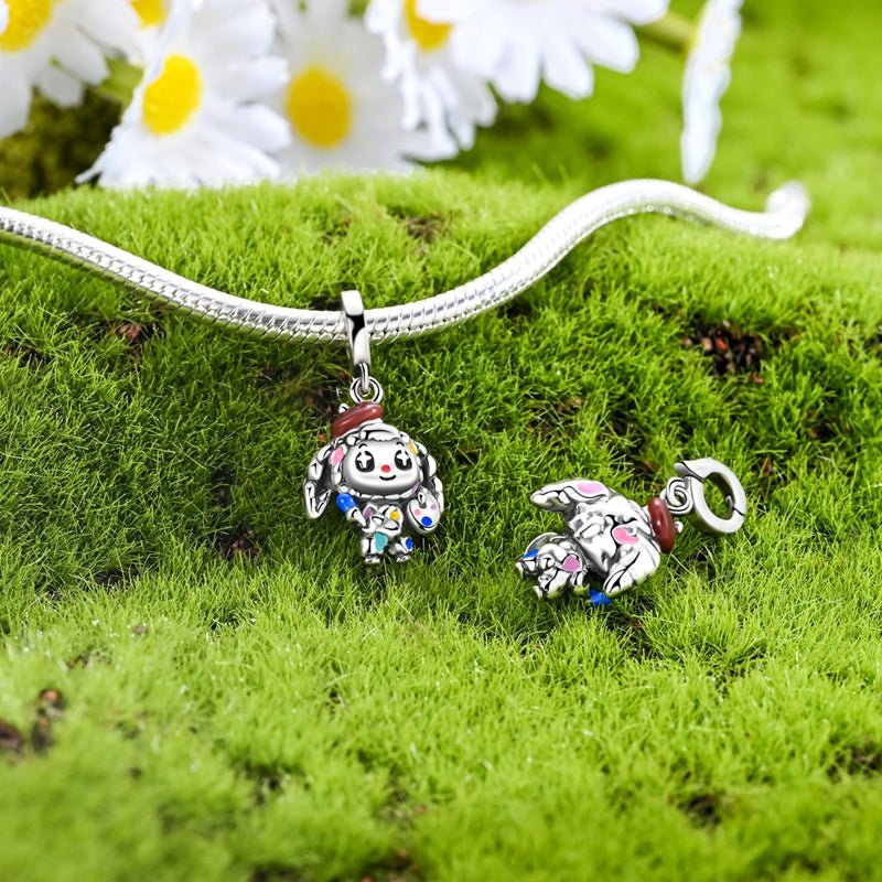 Artist Costume Girl Dangle Charm