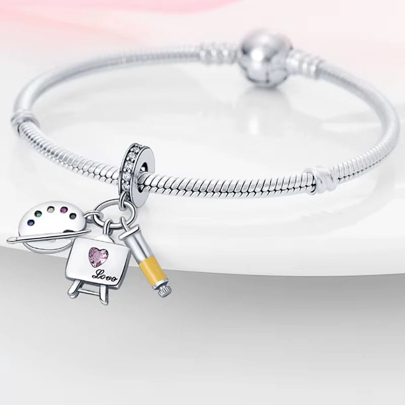 Artist Painting Charm