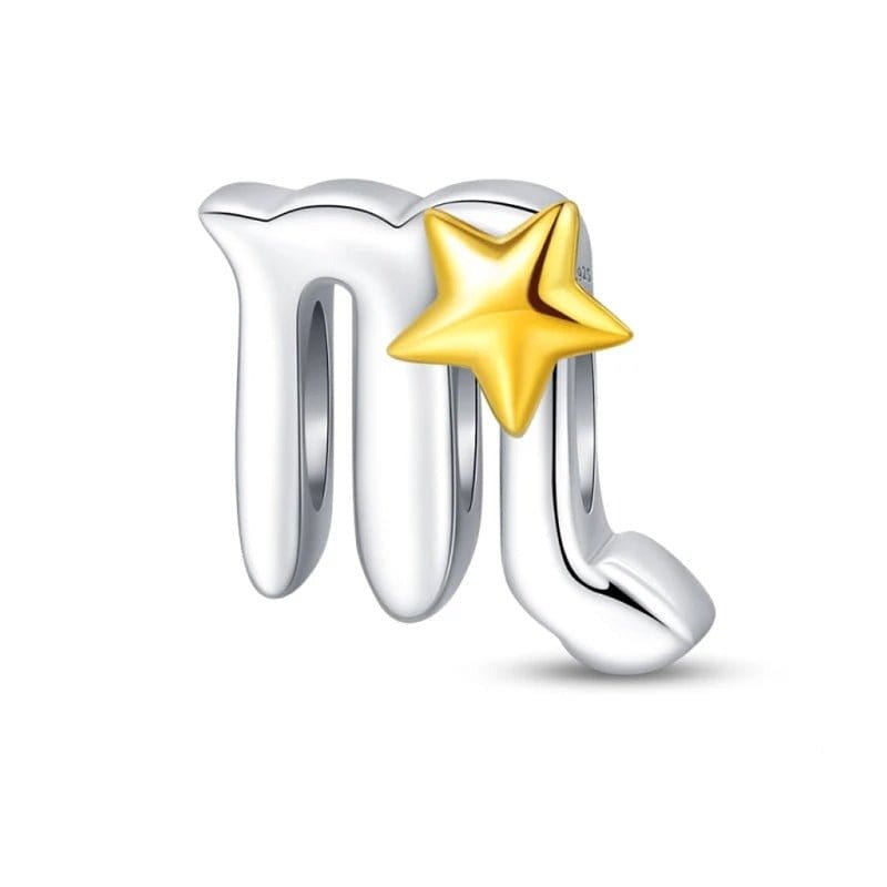 Gold Star Astrology Signs Zodiac Constellation Charms