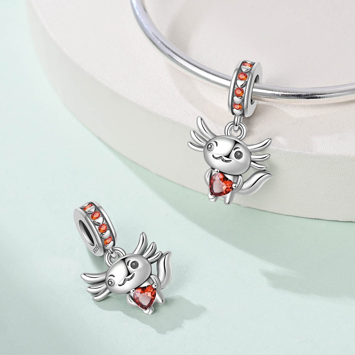 Axolotl Love Dangle Charm
