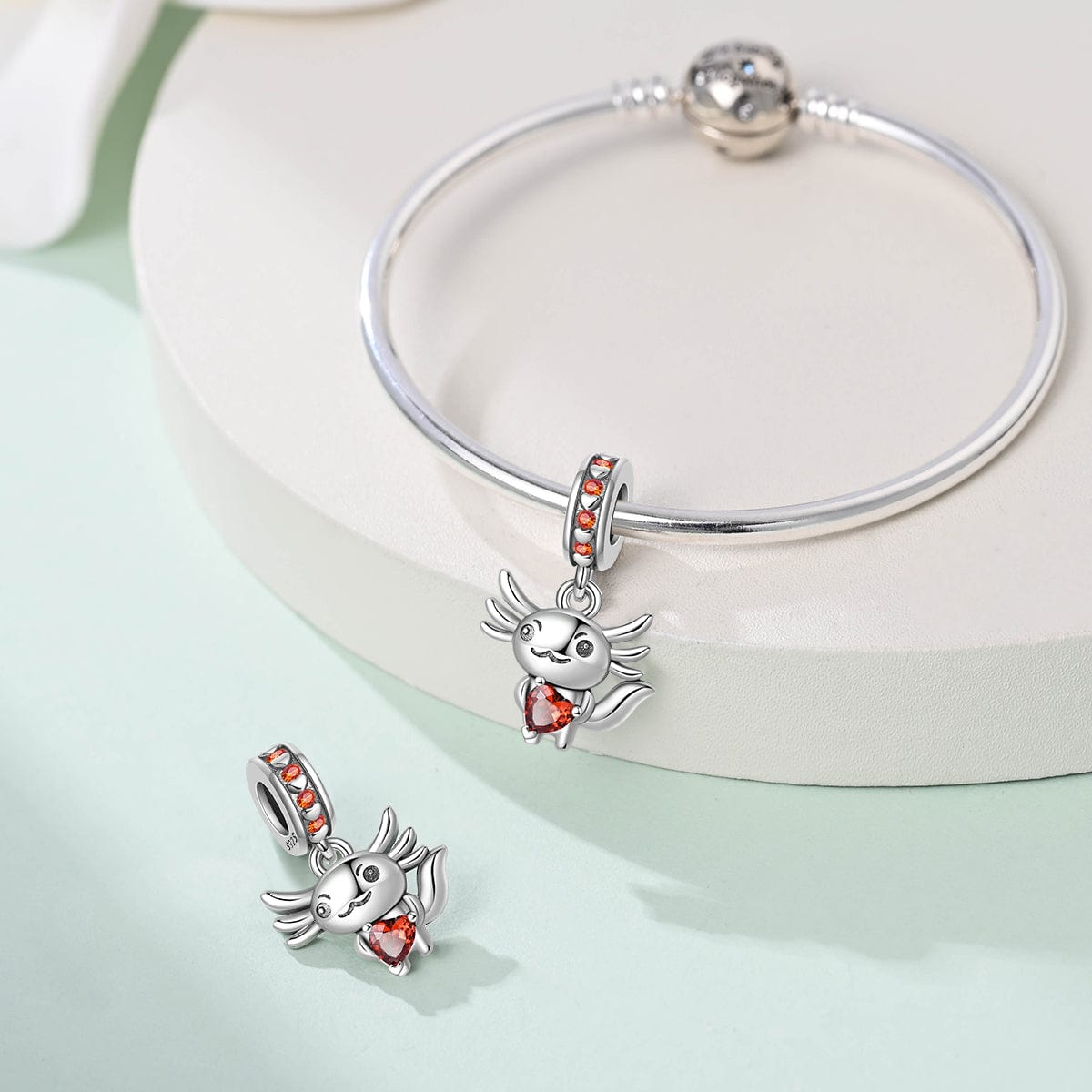 Axolotl Love Dangle Charm