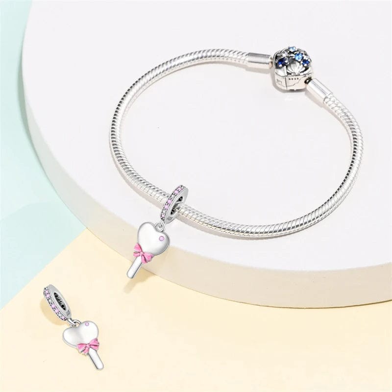 Barbie Heart Key Dangle Charm