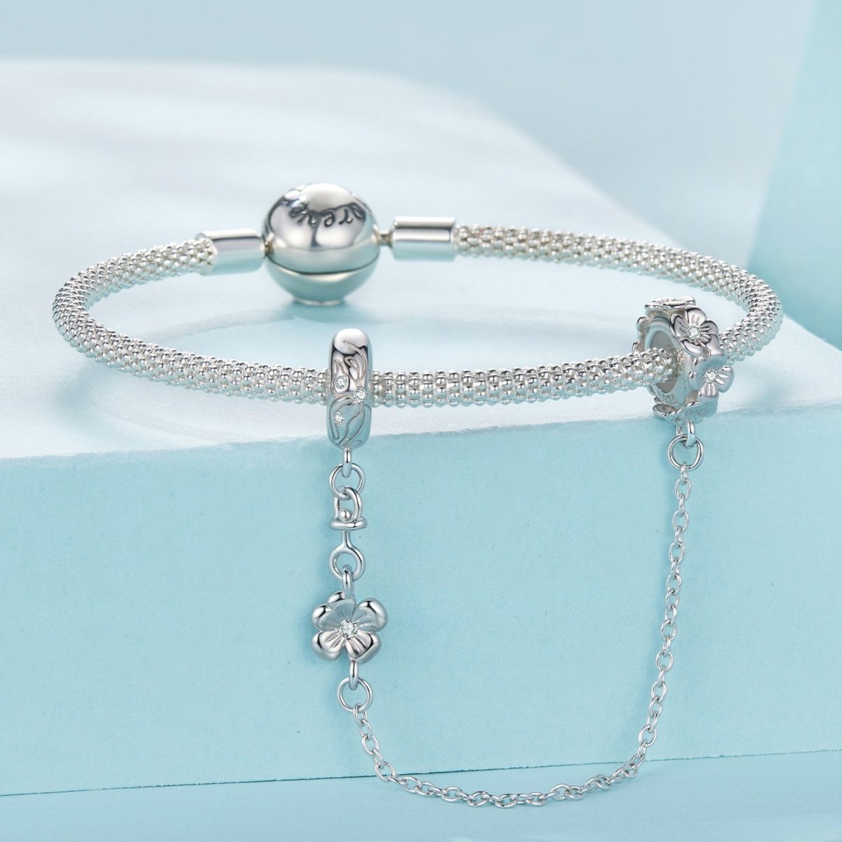 Blossom Garden Safety Chain Charm