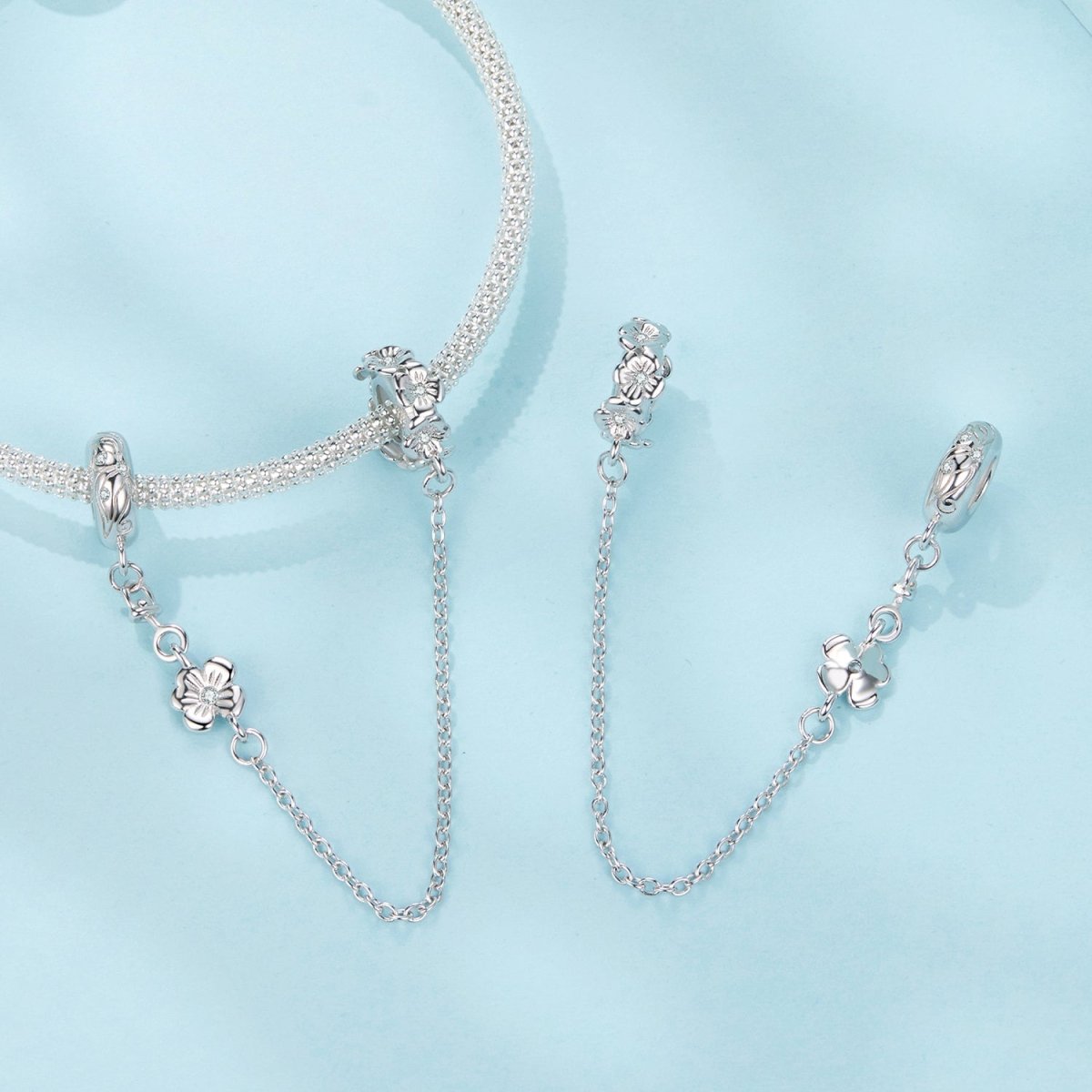 Blossom Garden Safety Chain Charm