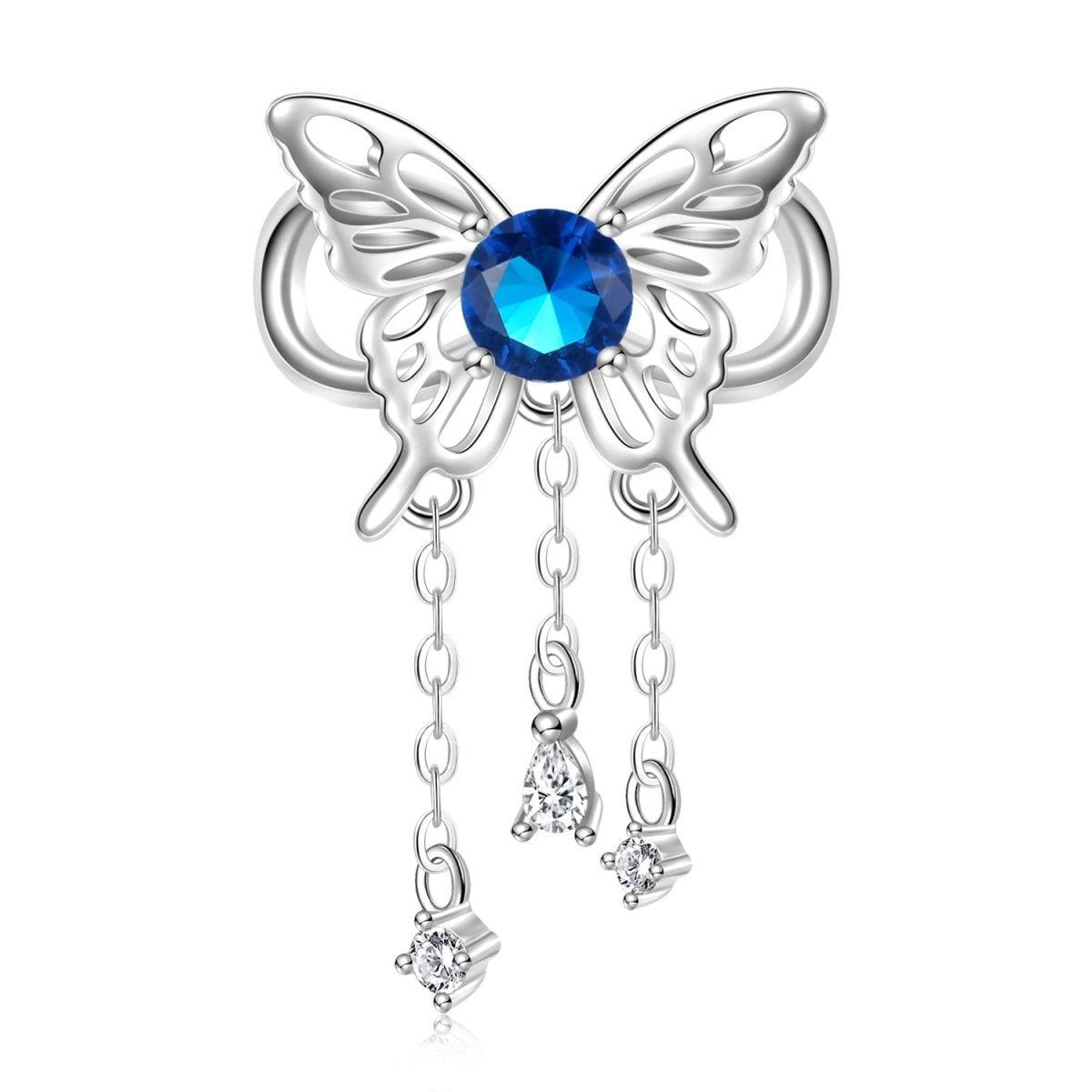 Butterfly Birthstone Dangle Charms