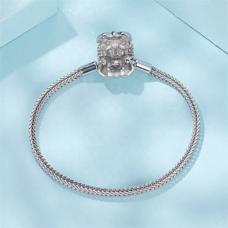 Butterfly Sparkle Clasp Charm Bracelet