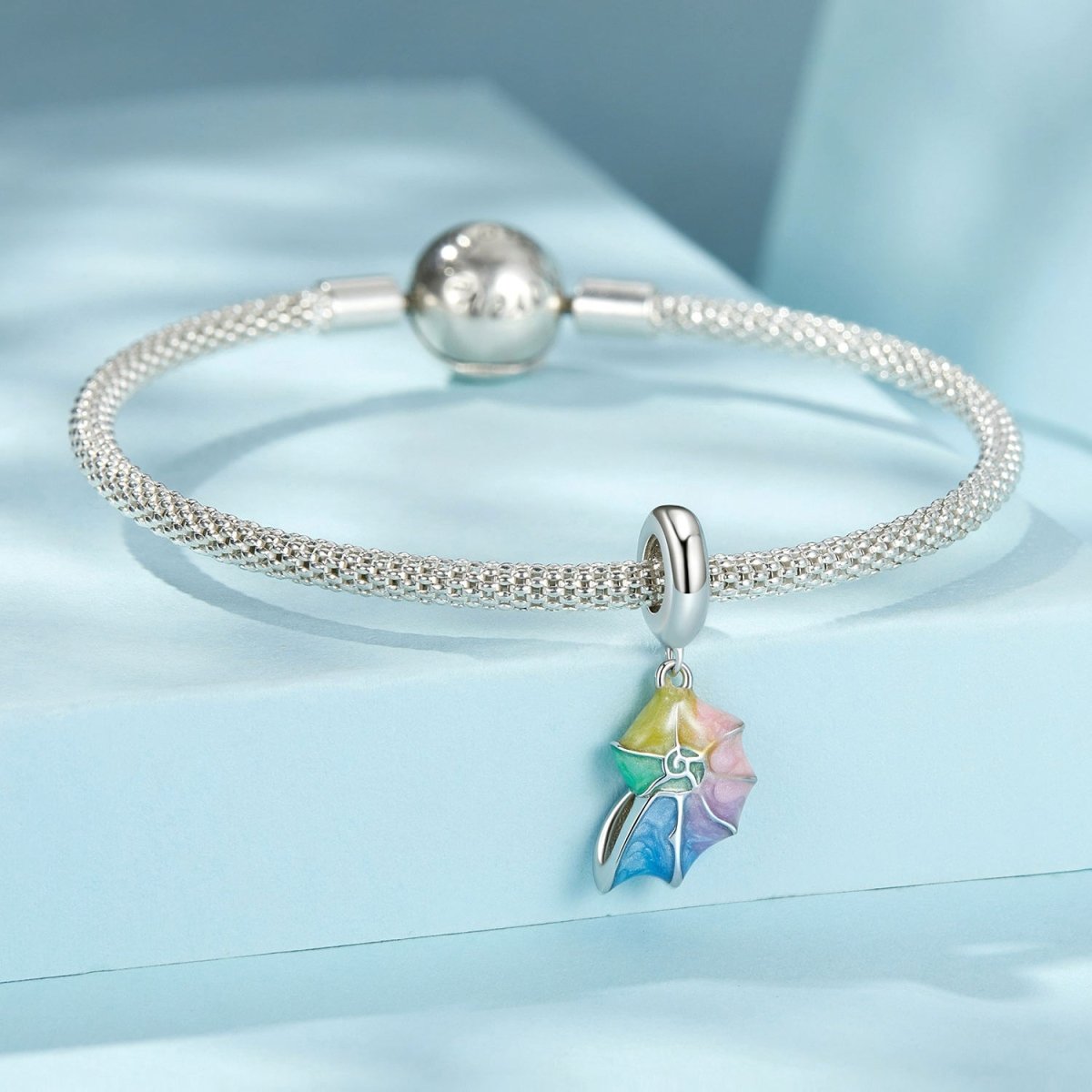 Colorful Seashell Dangle Charm