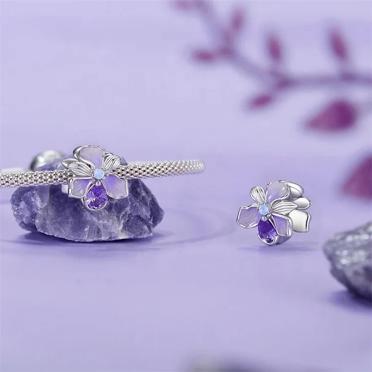 Delicate Orchid Blossom Charm