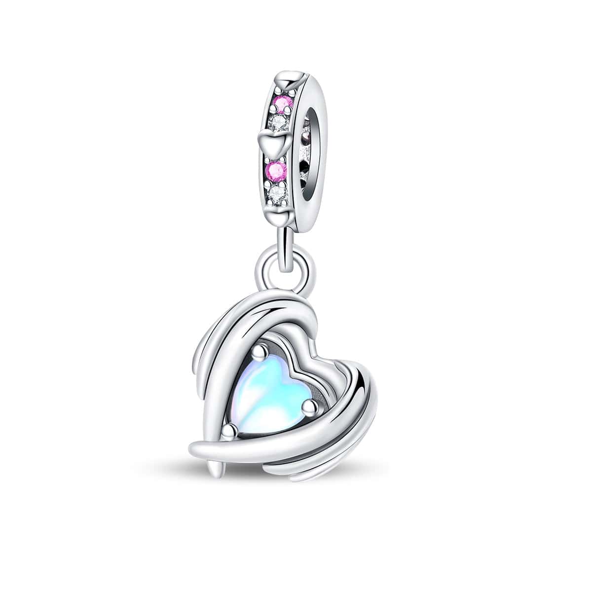 Embraced Heart Glow Charm