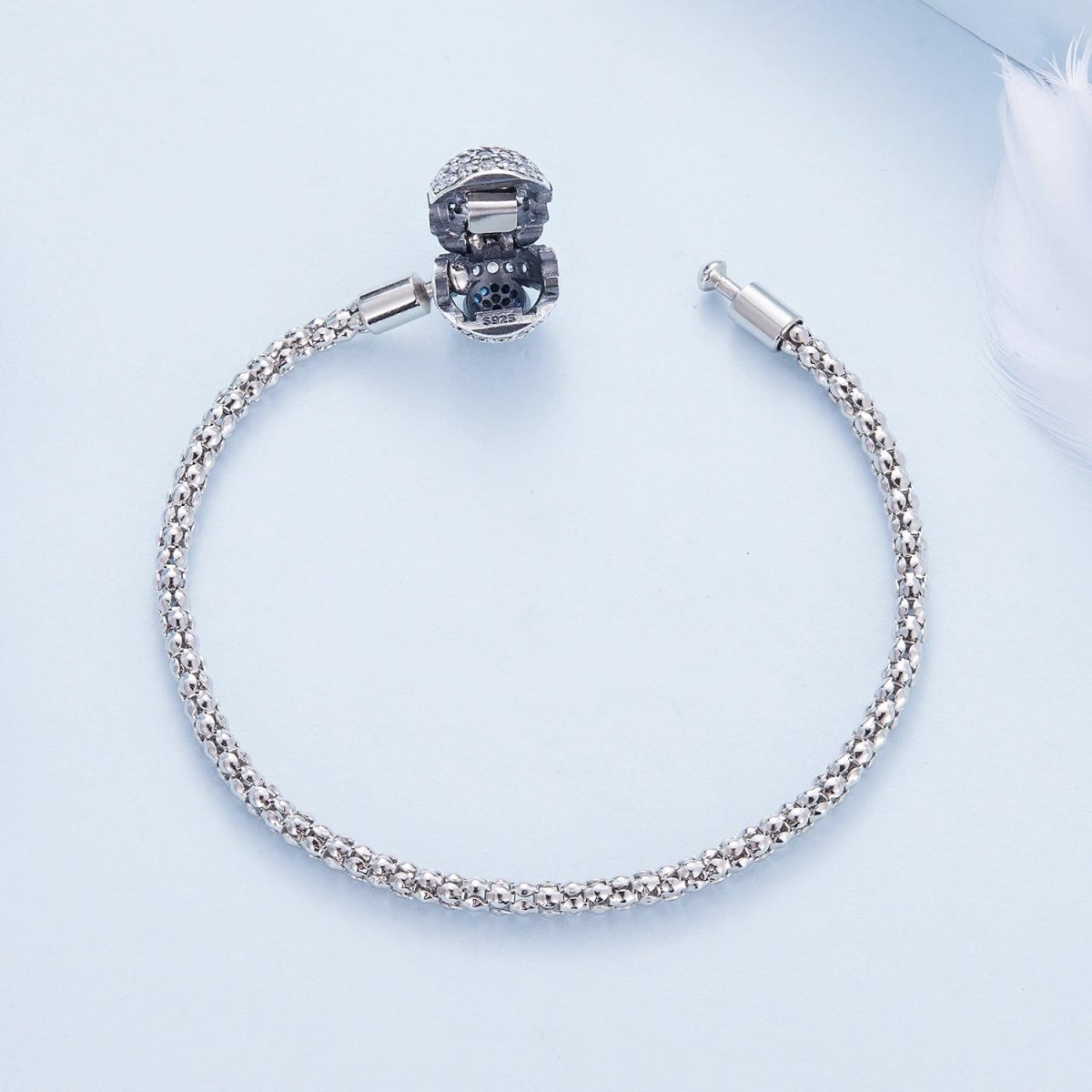 Evil Eye Sparkle Charm Bracelet