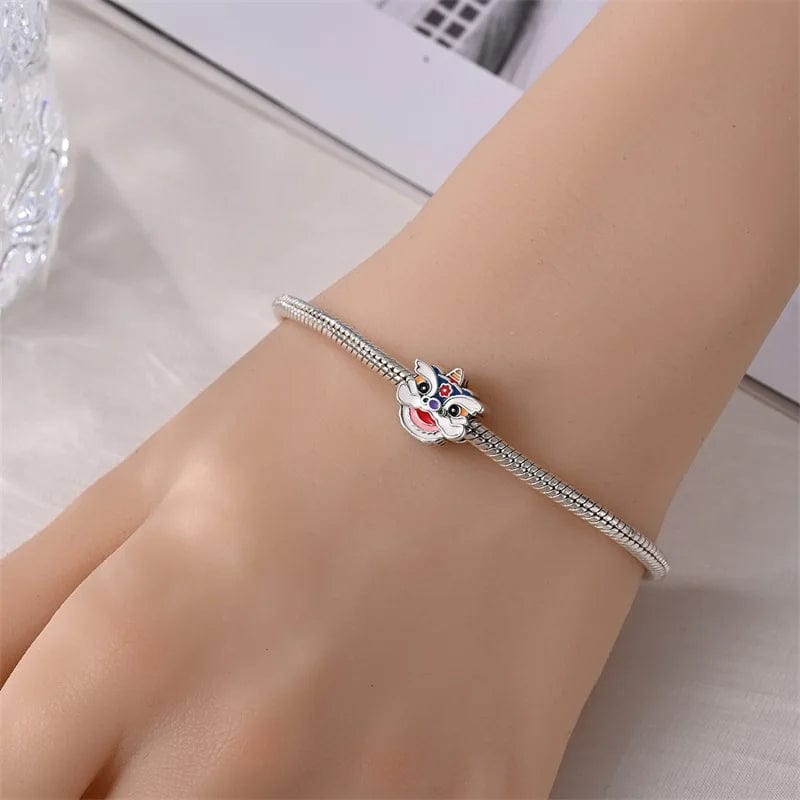 Festive Dragon Mask Charm