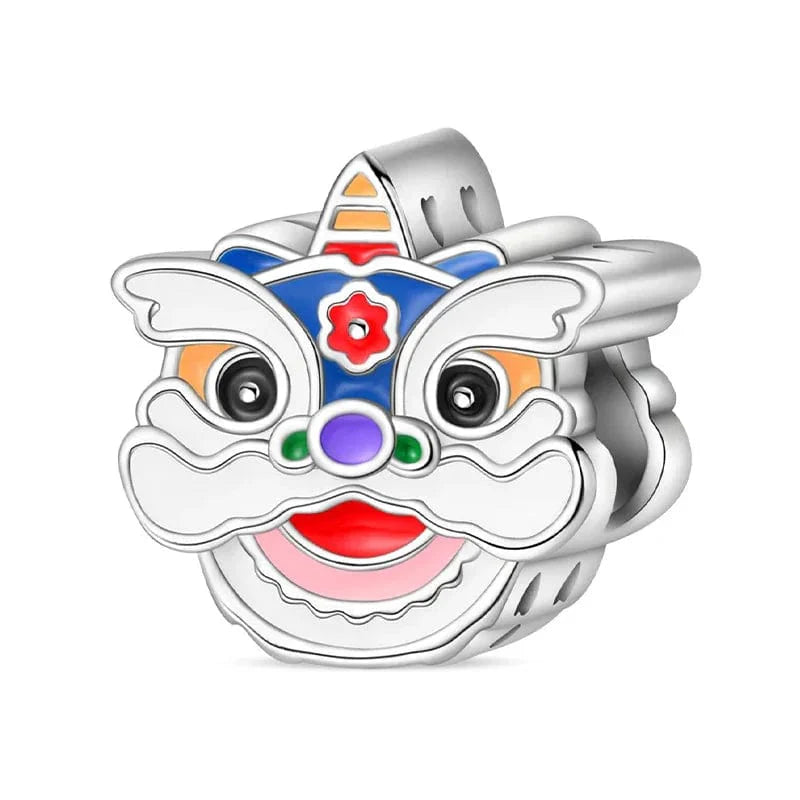 Festive Dragon Mask Charm