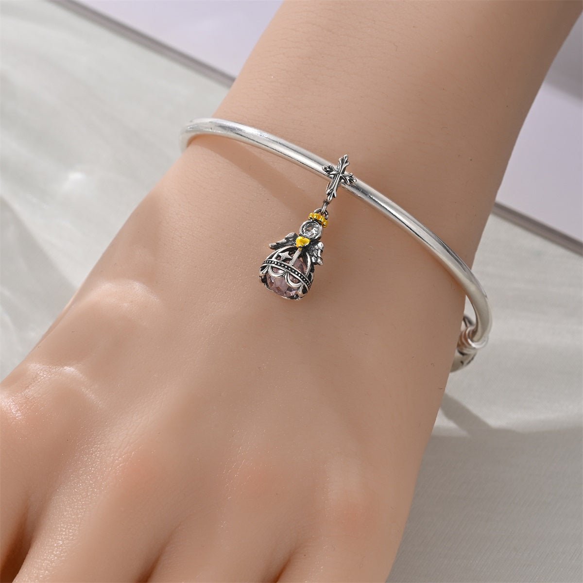 Glow-in-the-Dark Angel Dangle Charm