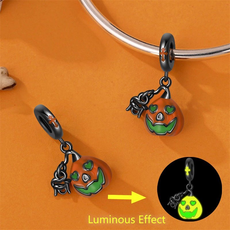 Glow-in-the-Dark Jack-O’-Lantern Pumpkin Dangle Charm