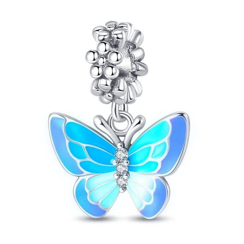 Glow in the Dark Luminous Butterfly Dangle Charm
