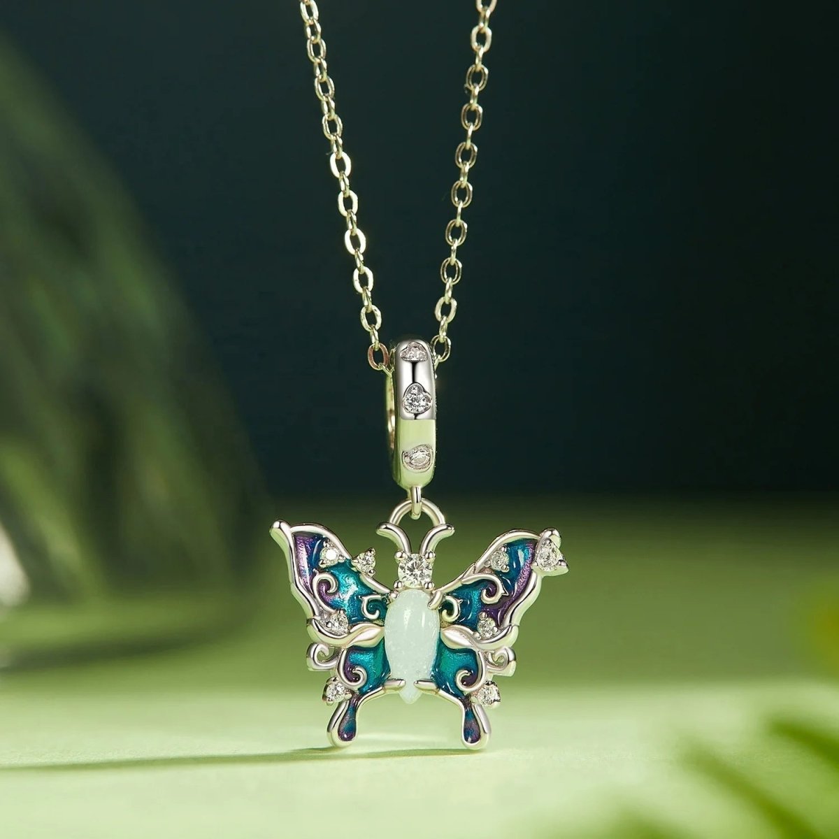 Glow in the Dark Luminous Celestial Butterfly Dangle Charm