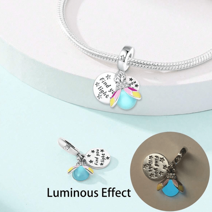 Glow in the Dark Luminous Firefly Charm