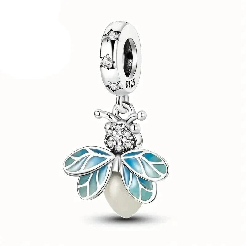 Glow in the Dark Luminous Firefly Dangle Charm