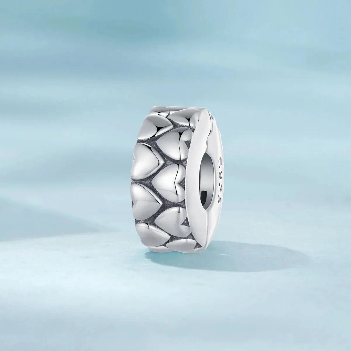 Heart Pattern Clip Charm