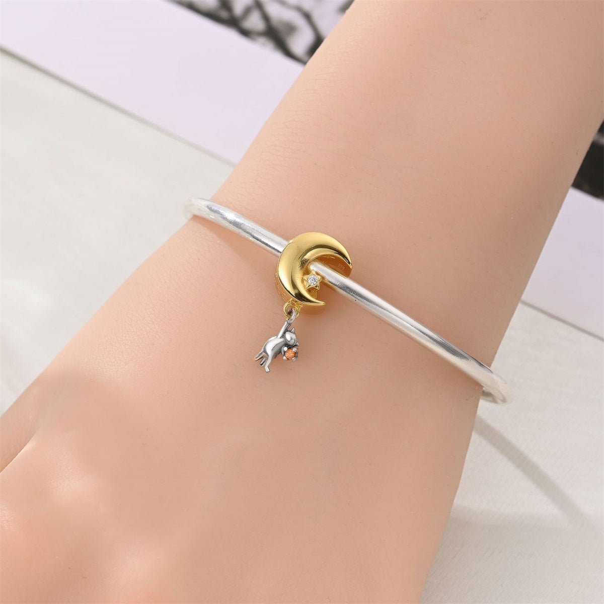 Moonlight Cat Dangle Charm