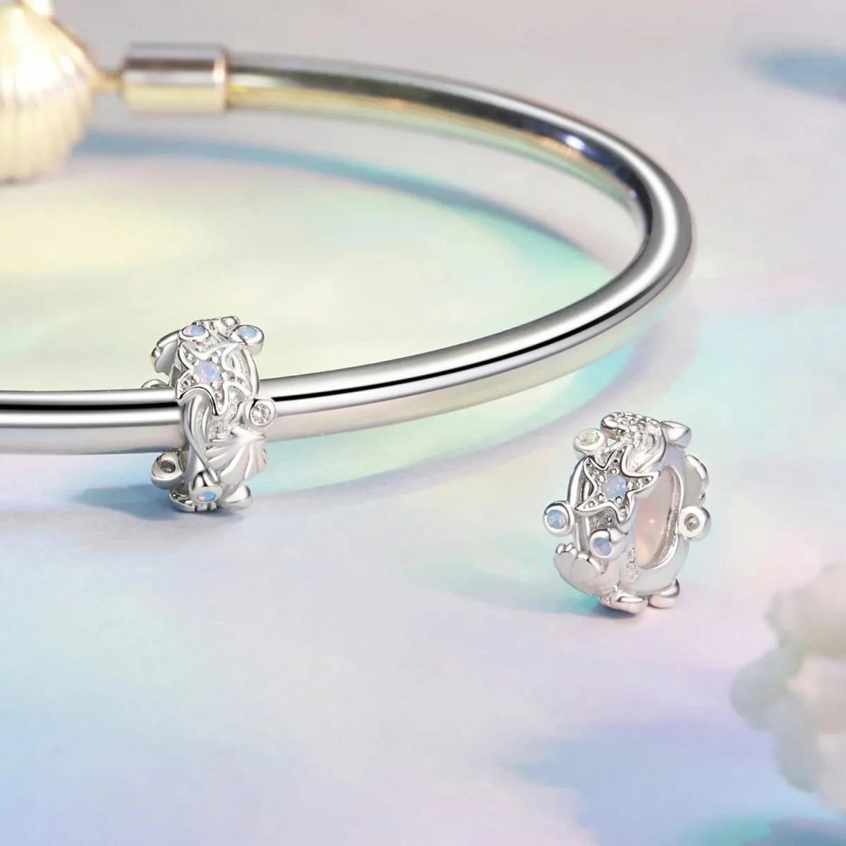 Ocean Glow Starfish Spacer Charm