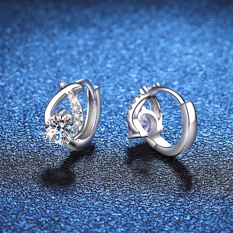 Béra&Co Celestial Loop Moissanite Earrings