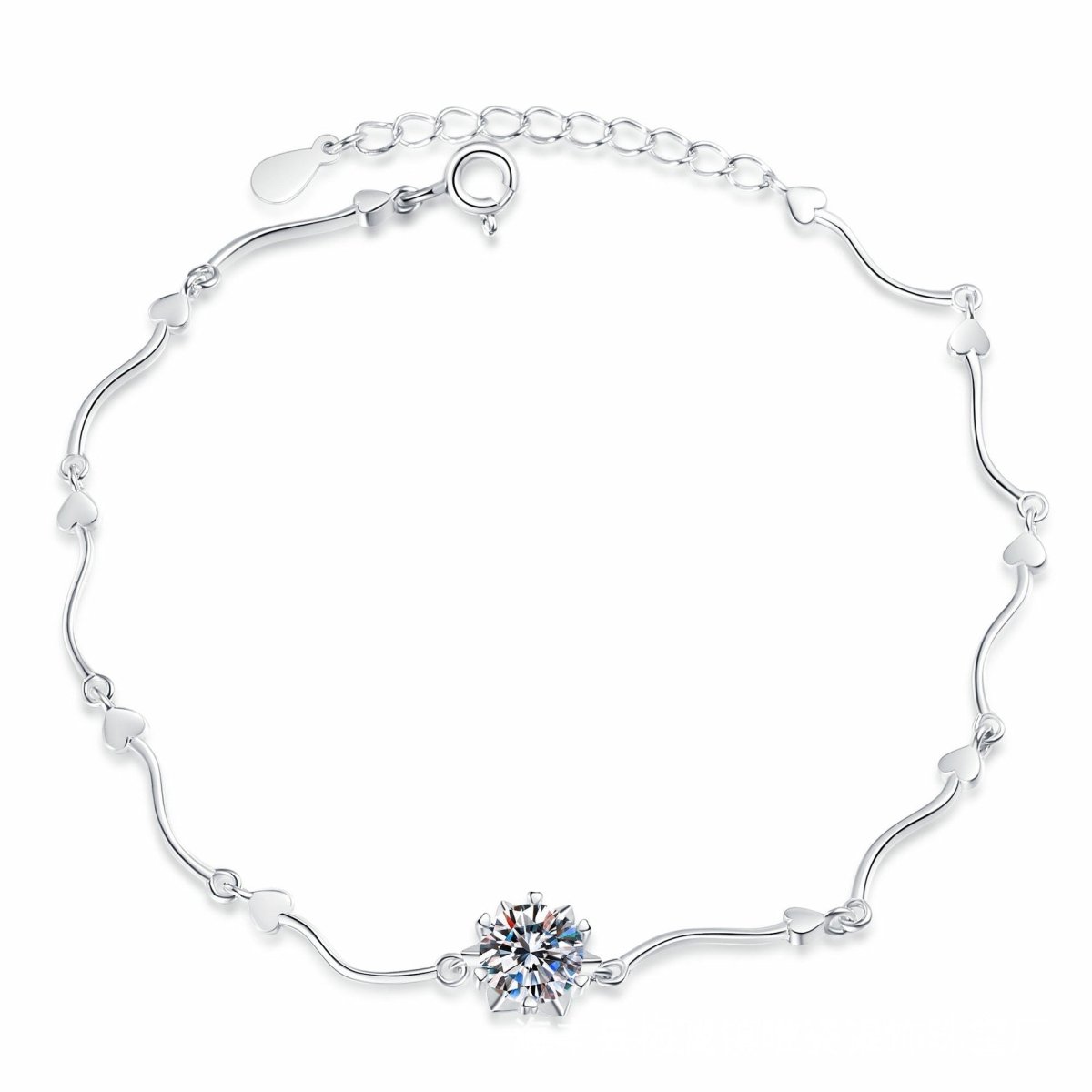 Béra&Co Heartline Moissanite Bracelet