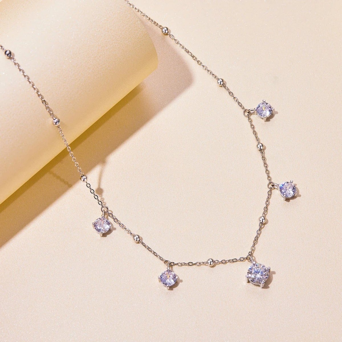 Béra&Co Moissanite Drop Necklace