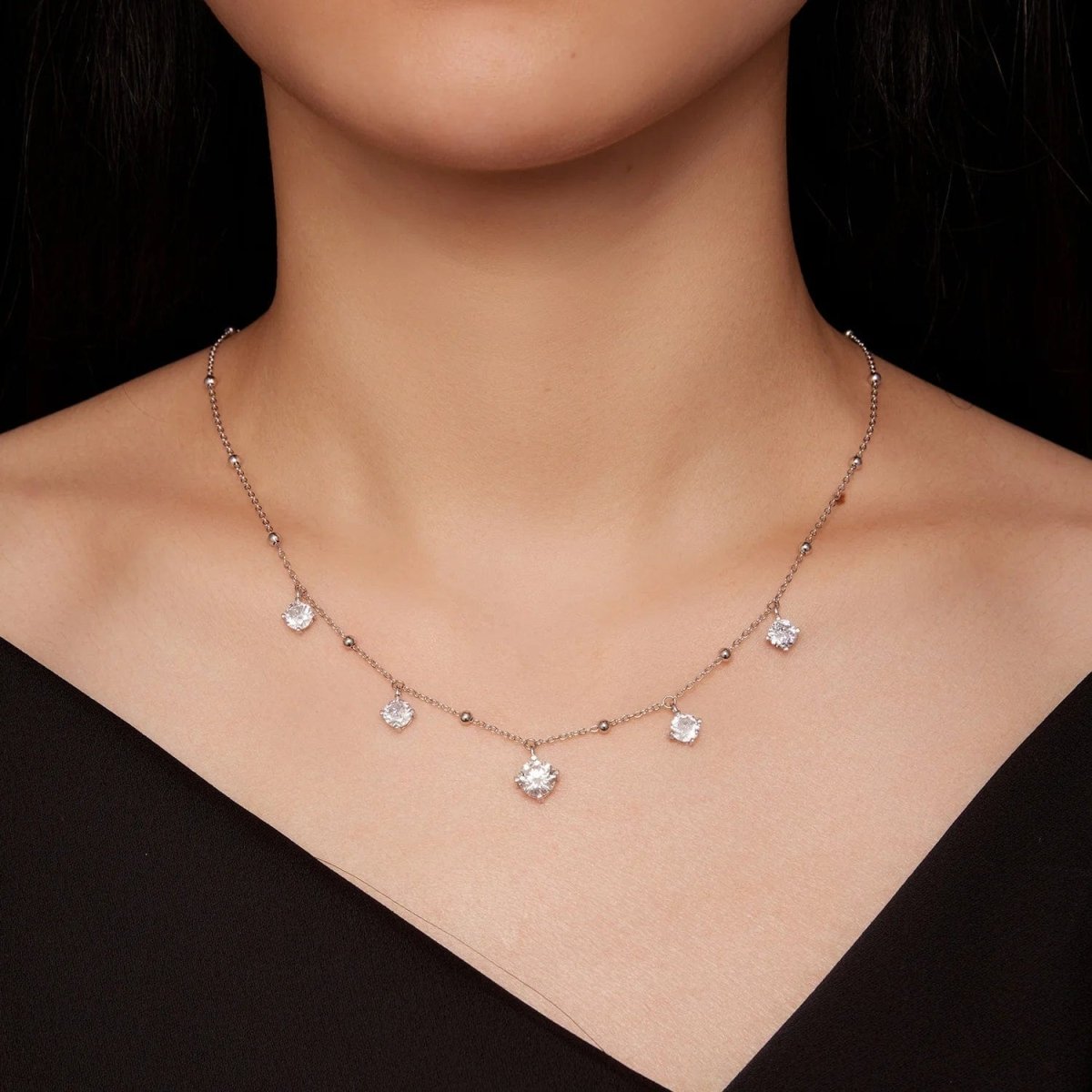 Béra&Co Moissanite Drop Necklace