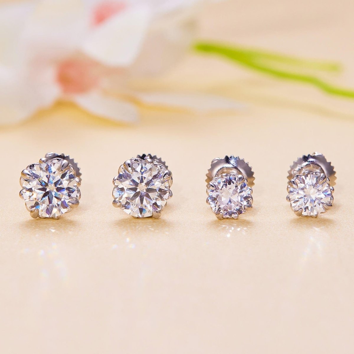 Béra&Co Moissanite Stud Earrings