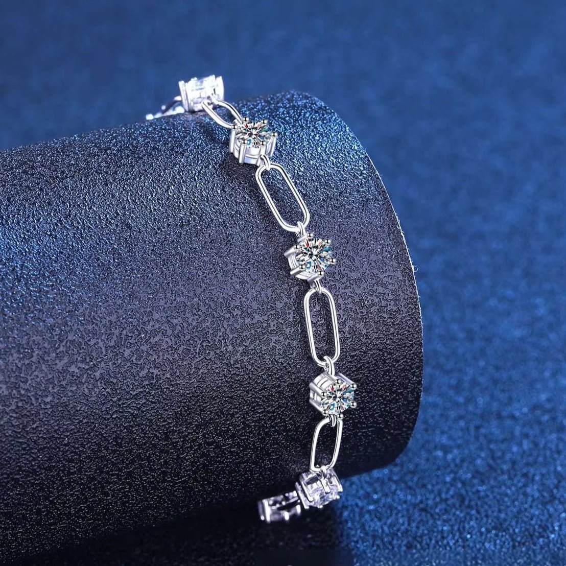 Béra&Co Radiant Link Moissanite Bracelet