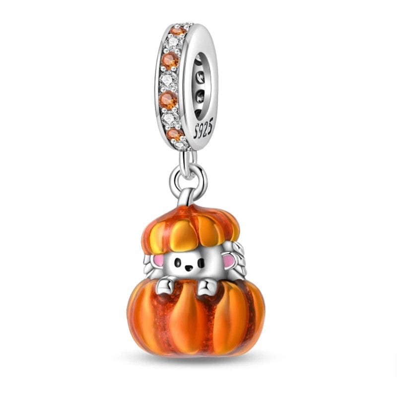 Halloween Pumpkin Charm Duo