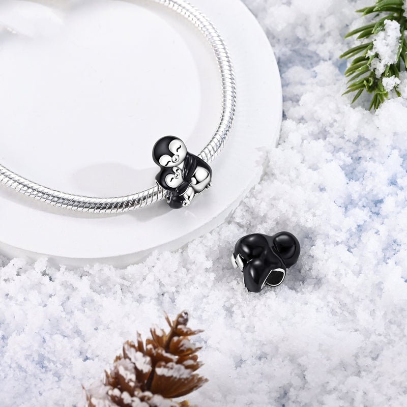 Penguin Family Hug Charm