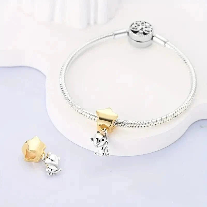 Pet Gold Star Charm