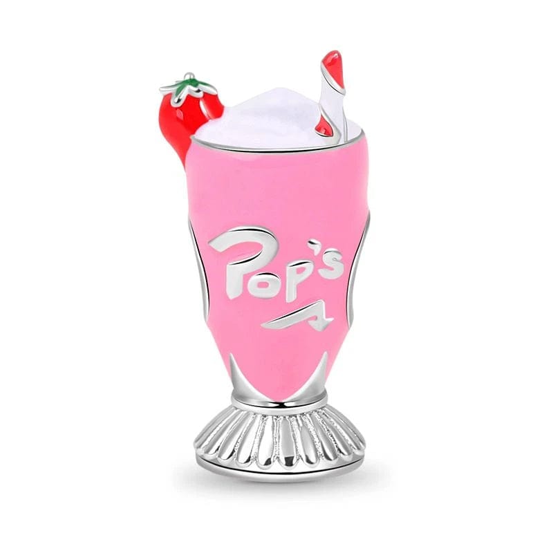 Pink Milkshake Charm