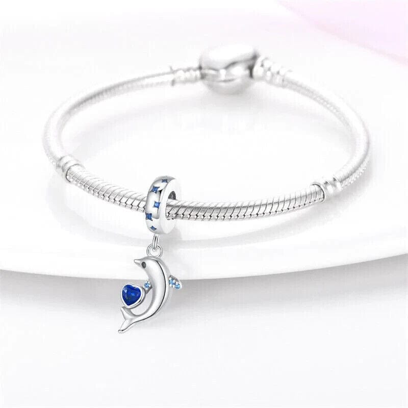 Playing Dolphin Dangle Charm