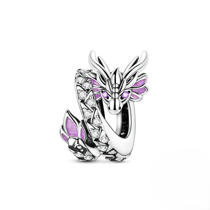 Purple Enchanted Dragon Charm