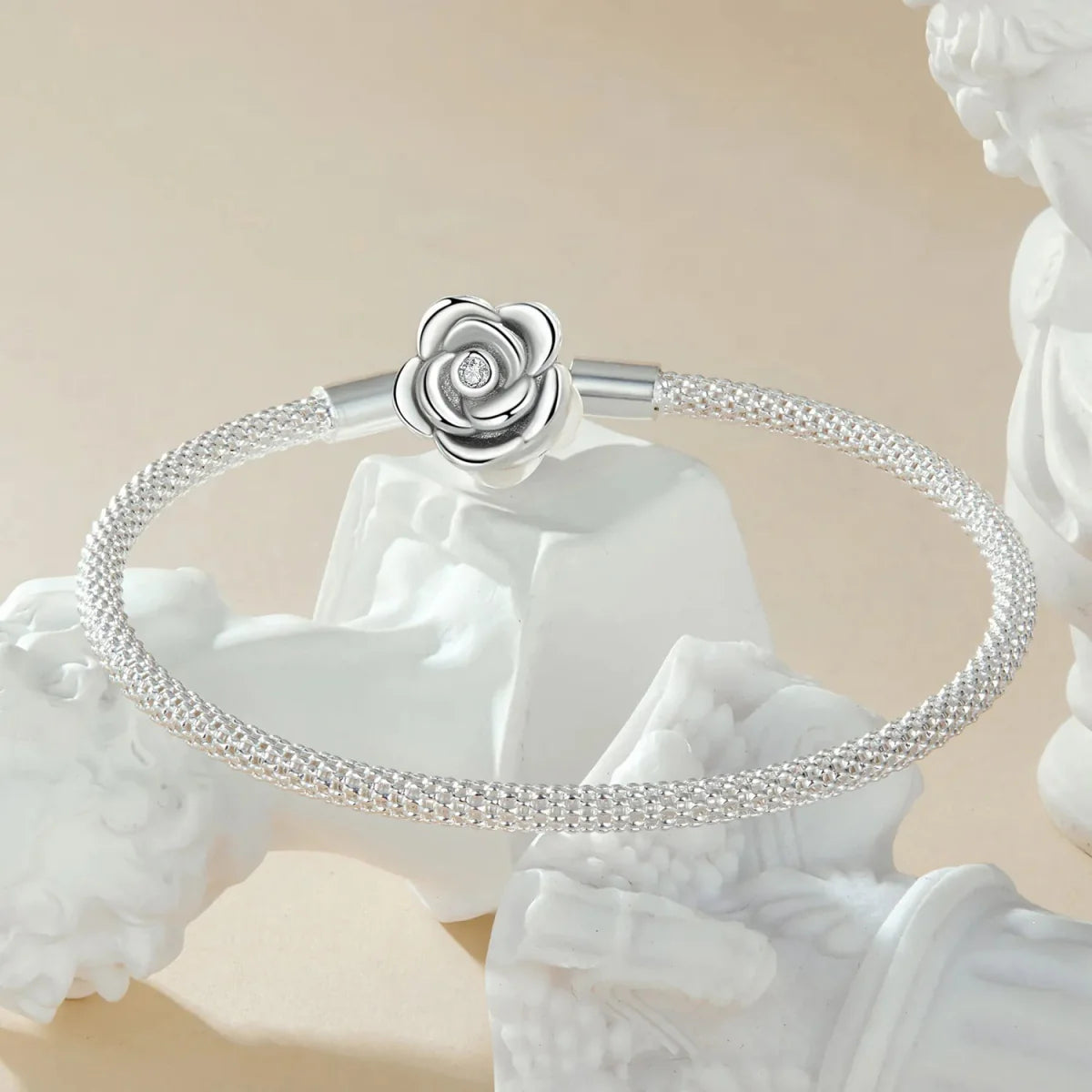 Rose Blossom Charm Bracelet