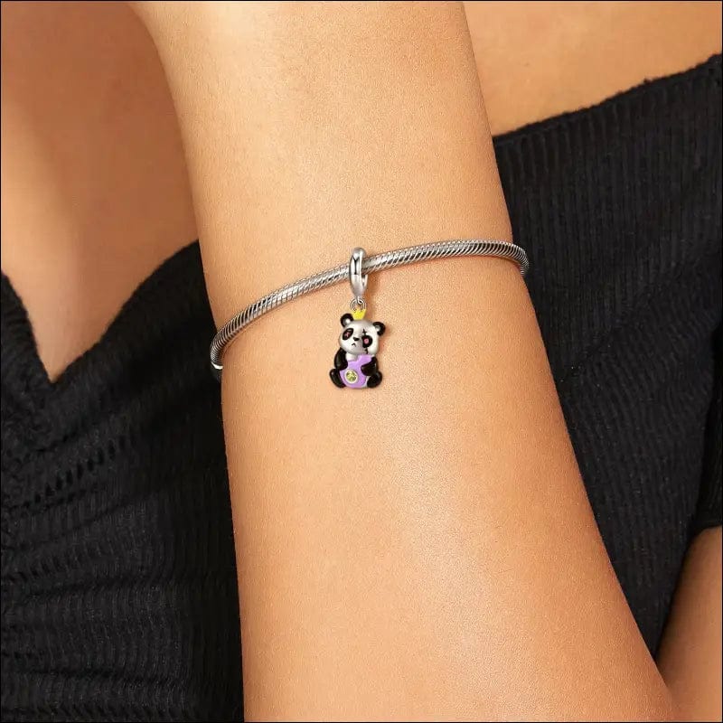 Royal Panda King Dangle Charm