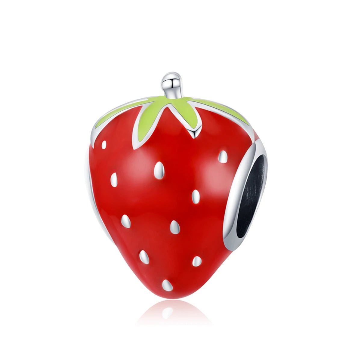 Seeded Strawberry Fruit Charm