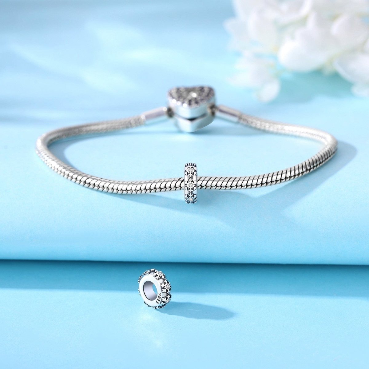 Snowflake Spacer Charm